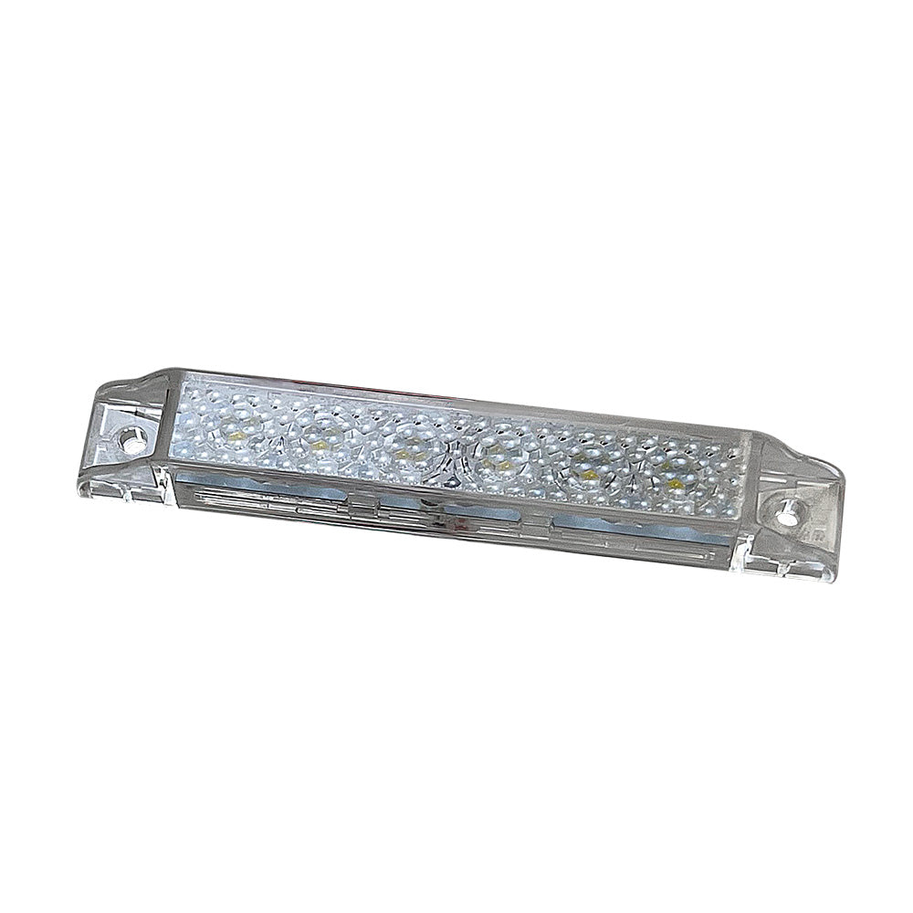 Scandvik 41640P 4" LED Light Strip - White w/Gasket - 12V