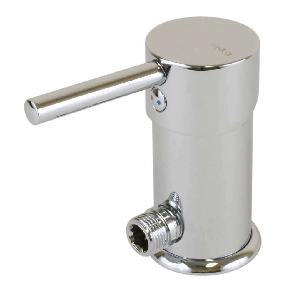 Scandvik 16201 Minimalistic Compact Single Level Mixer - Deck Mount - 3/8" 1/2" Fittings