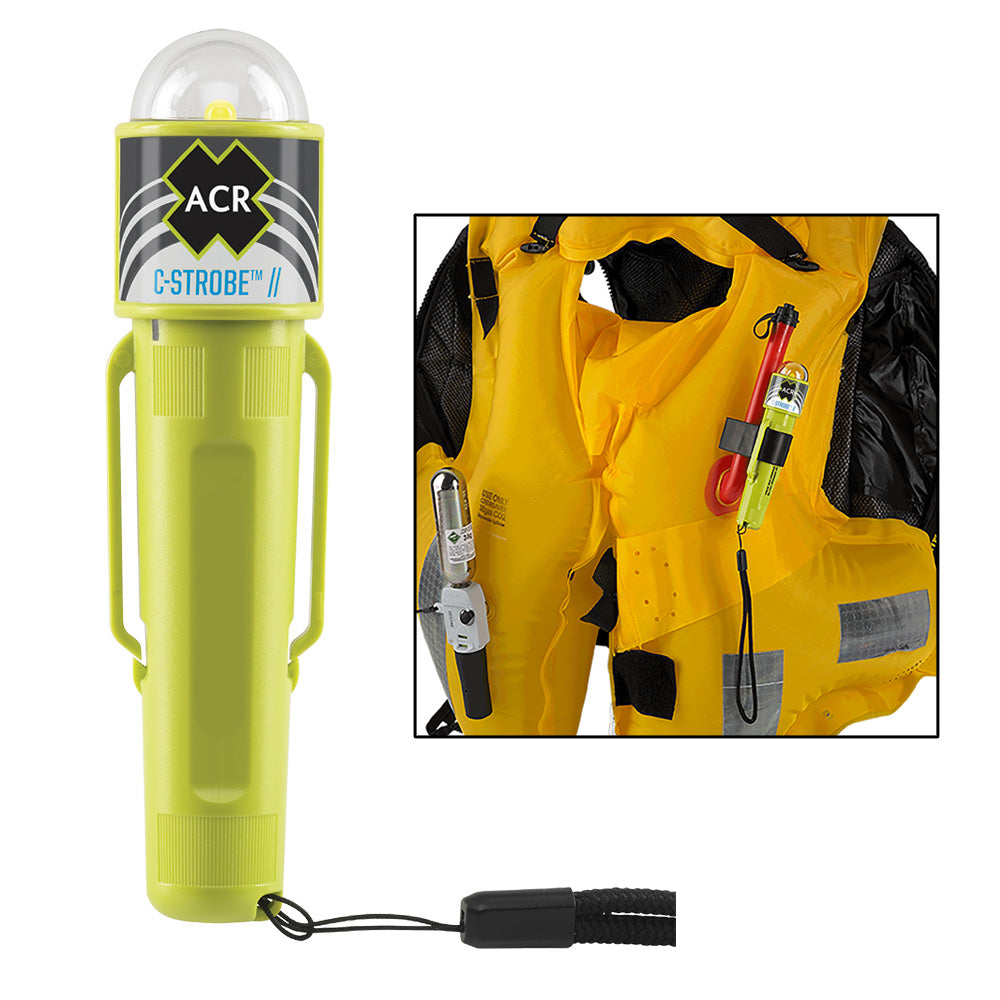 ACR 3965 C-Strobe LED Light Jacket Emergency Signal, USCG, SOLAS (Batteries Not Included)