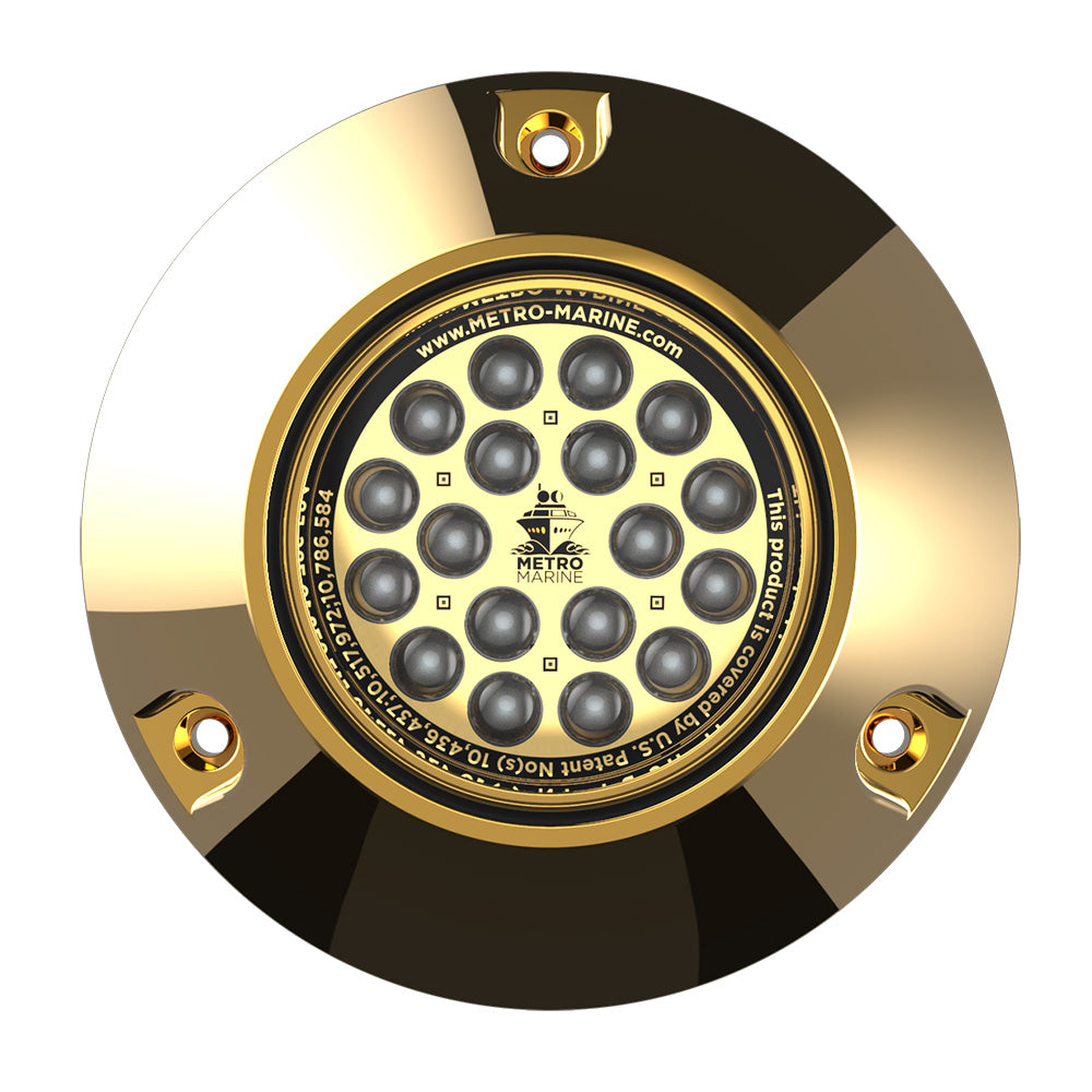 Metro Marine F-BMR1-A3-90 High-Output Submersible Underwater Light w/Intelligent Monochromatic LEDs - Aqua, 90 Beam