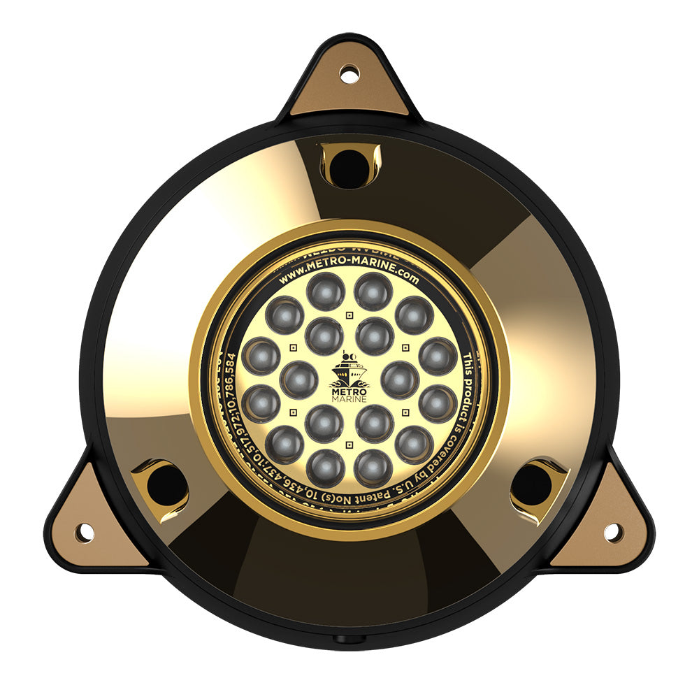 Metro Marine F-SMR1-A3-45 High-Output Surface Mount Underwater Light w/Intelligent Monochromatic LEDs - Aqua, 45 Beam