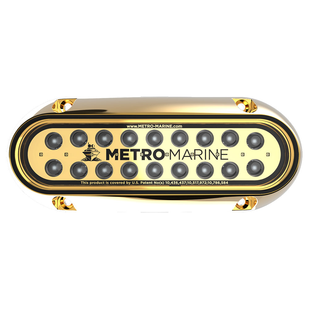 Metro Marine F-BME1-H-G3-90 High-Output Elongated Underwater Light w/Intelligent Monochromatic LEDs - Green, 90 Beam