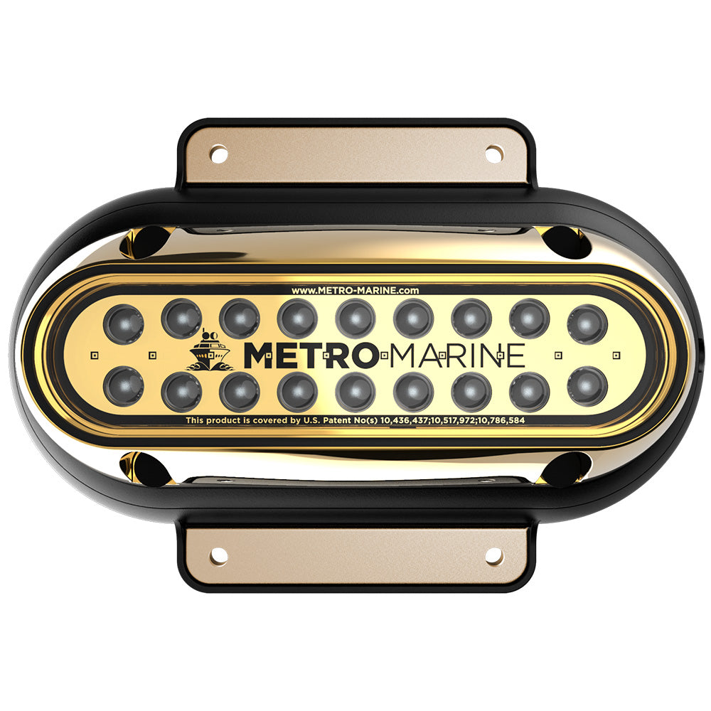 Metro Marine F-SME1-H-W3-90 High-Output Elongated Surface Mount Light w/Intelligent Monochromatic LEDs - White, 90 Beam
