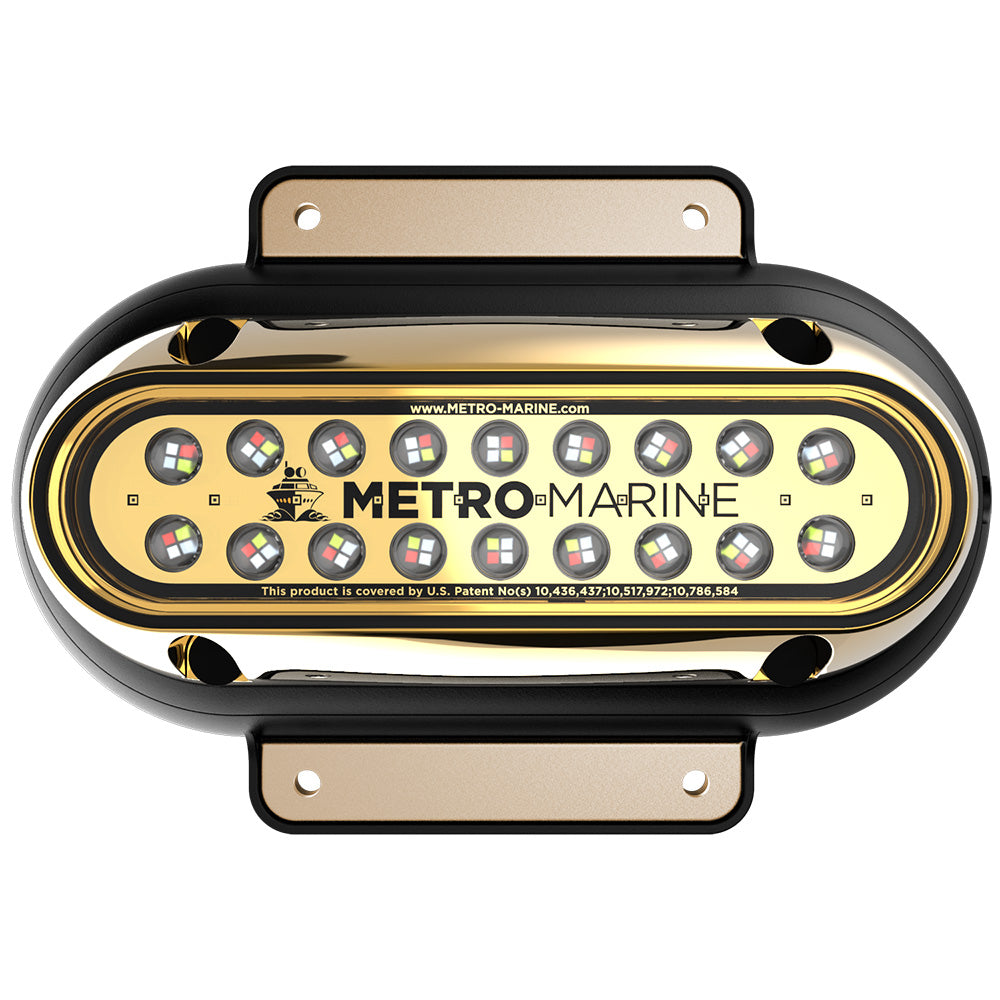 Metro Marine F-SME1-H-FS-90 High-Output Elongated Surface Mount Light w/Intelligent Full Spectrum LEDs - RGBW, 90 Beam