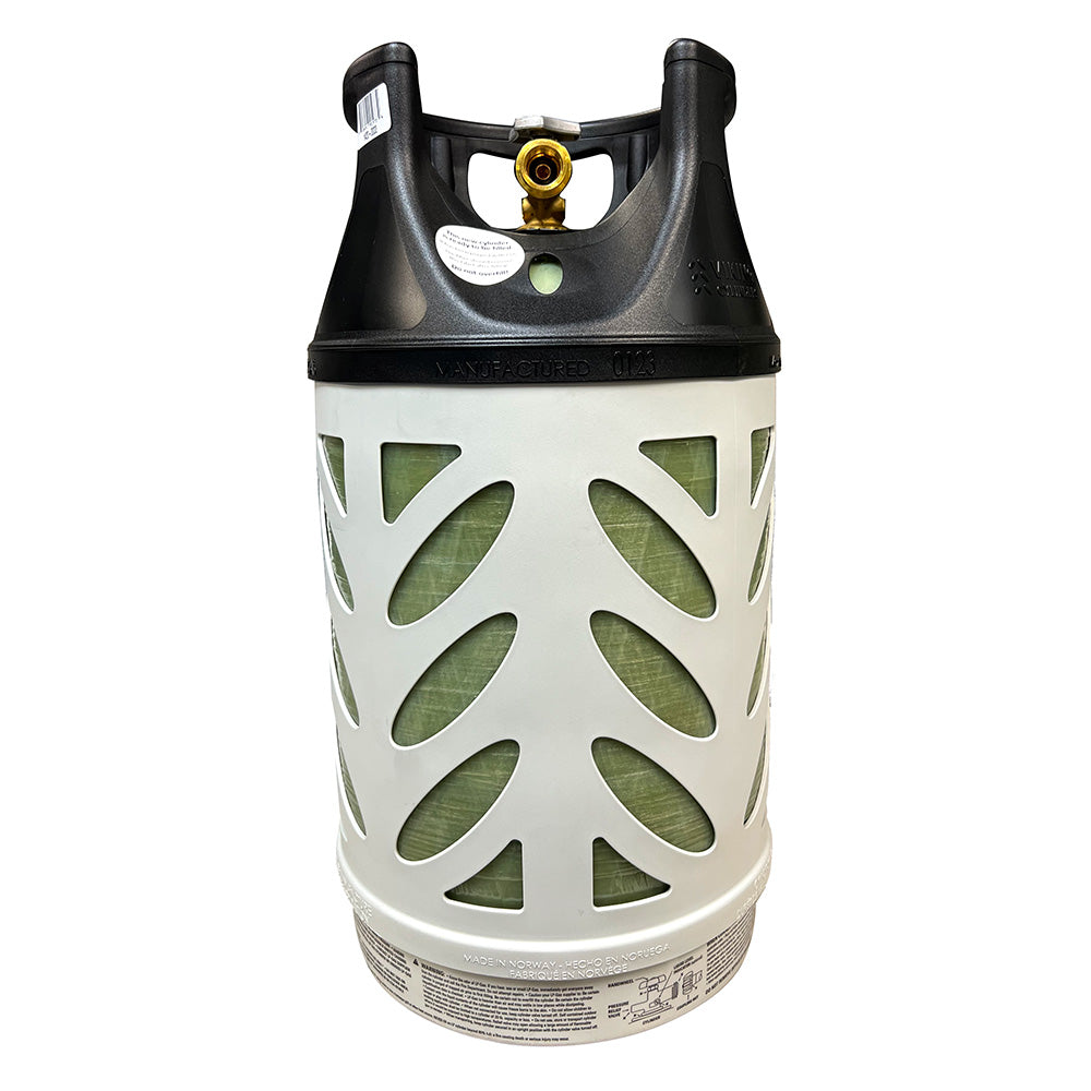 Viking Cylinders 1420-0022 22lb Vertical Fiberglass Composite LPG Cylinder w/Type 1 Valve - OPD, DOT, TC Approved
