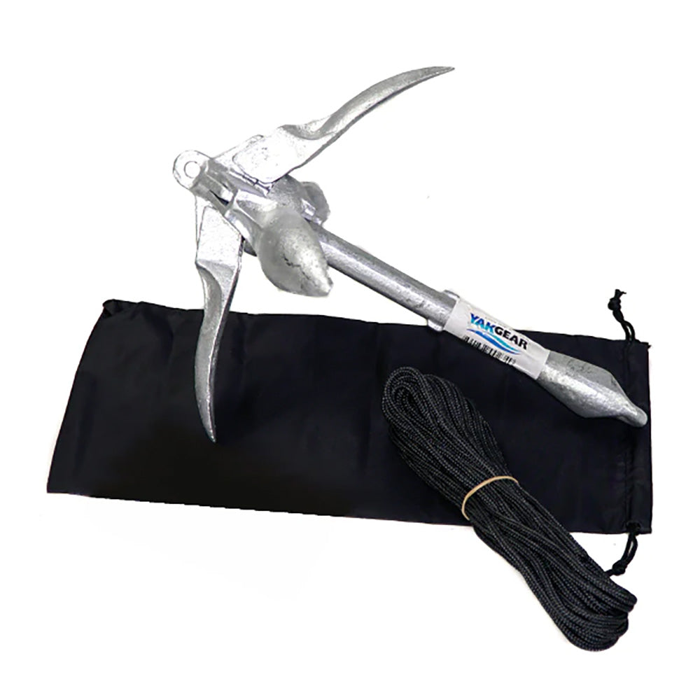 YakGear AB3 3.3lb Grapnel Anchor Kit w/Storage Bag