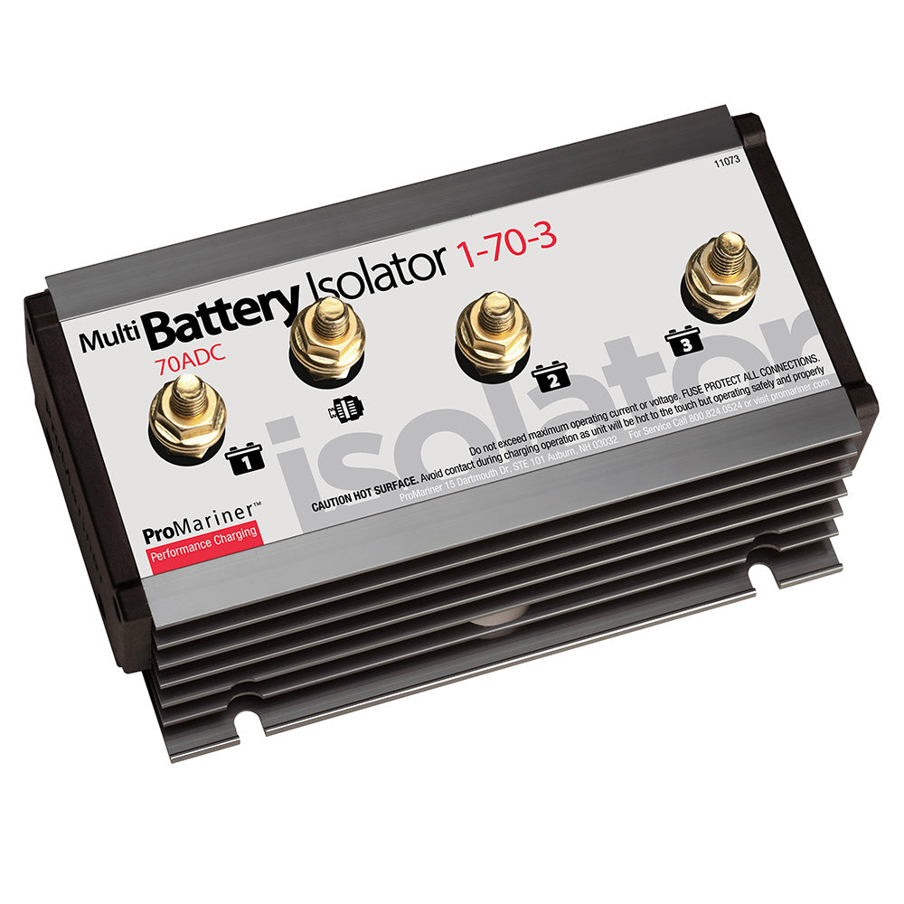 ProMariner 11073 Battery Isolator - 1 Alternator - 3 Battery - 70 AMP
