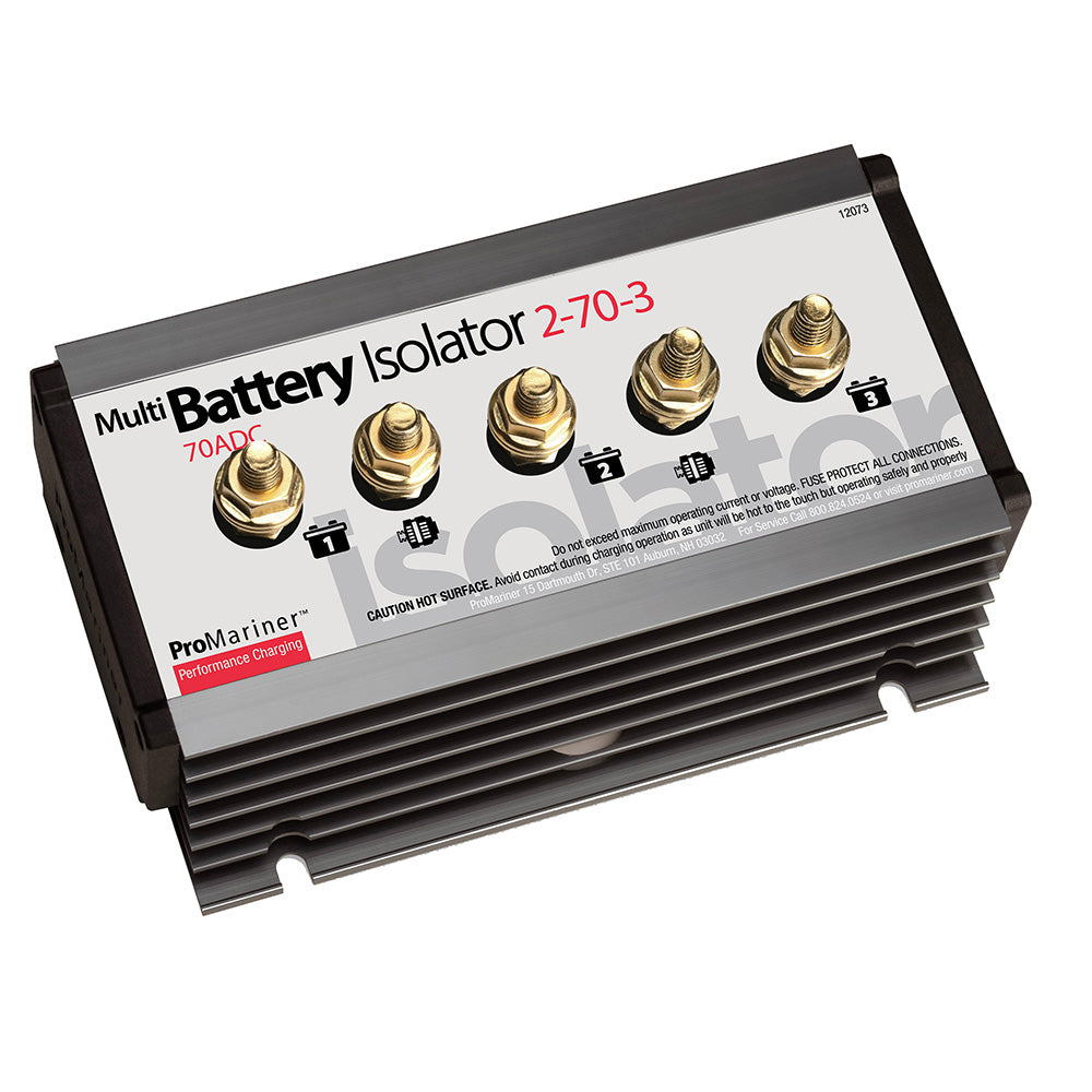 ProMariner 12073 Battery Isolator - 2 Alternator - 3 Battery - 70 AMP
