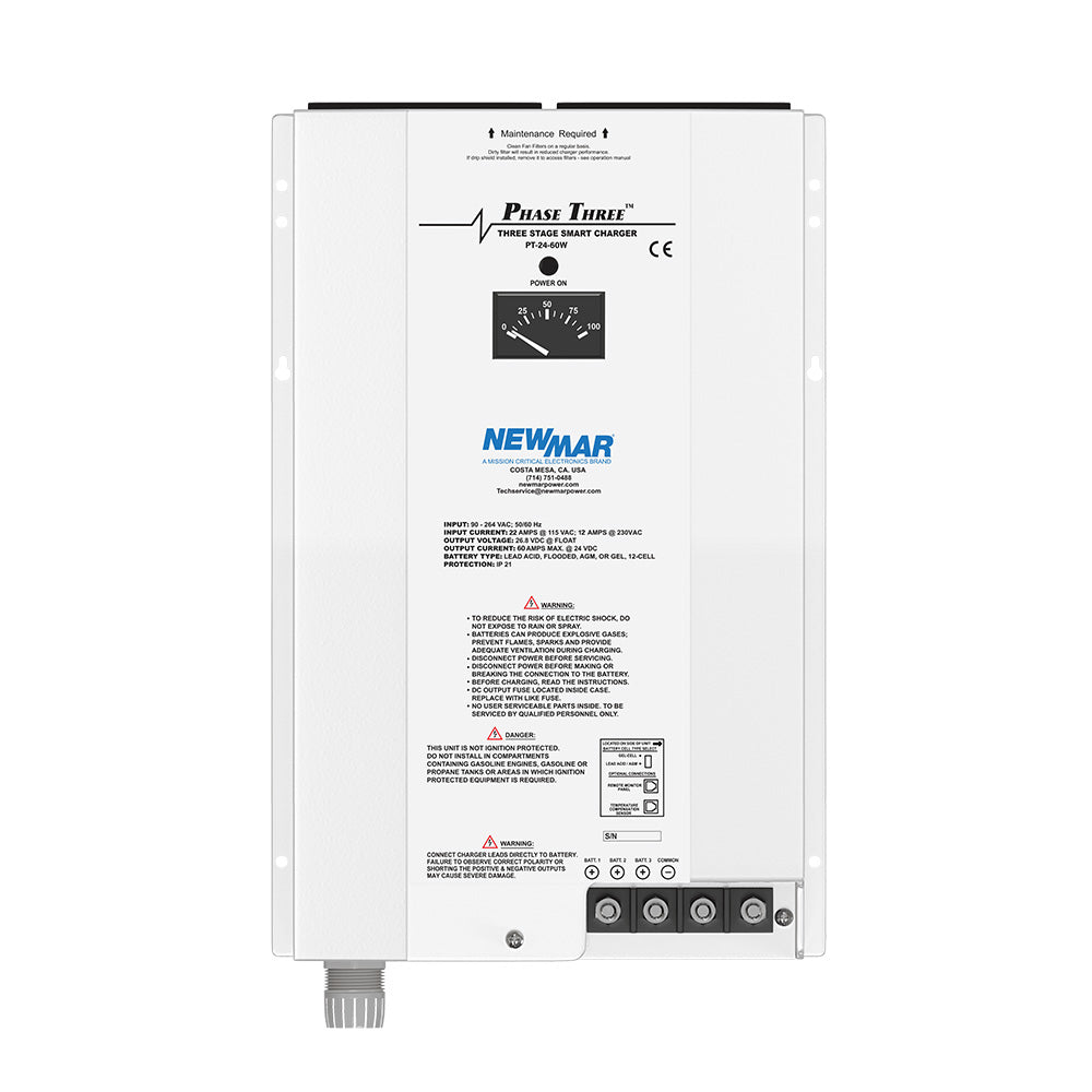 Newmar Power Newmar PT-24-60W Battery Charger