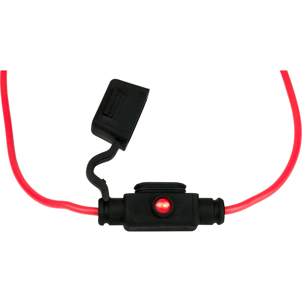Sea-Dog 445097-1 ATM Mini Style Inline LED Fuse Holder - Up to 30A