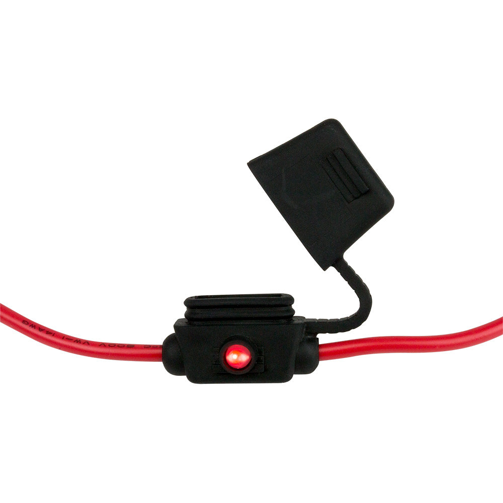 Sea-Dog 445197-1 ATO/ATC Style Inline LED Fuse Holder - Up to 30A