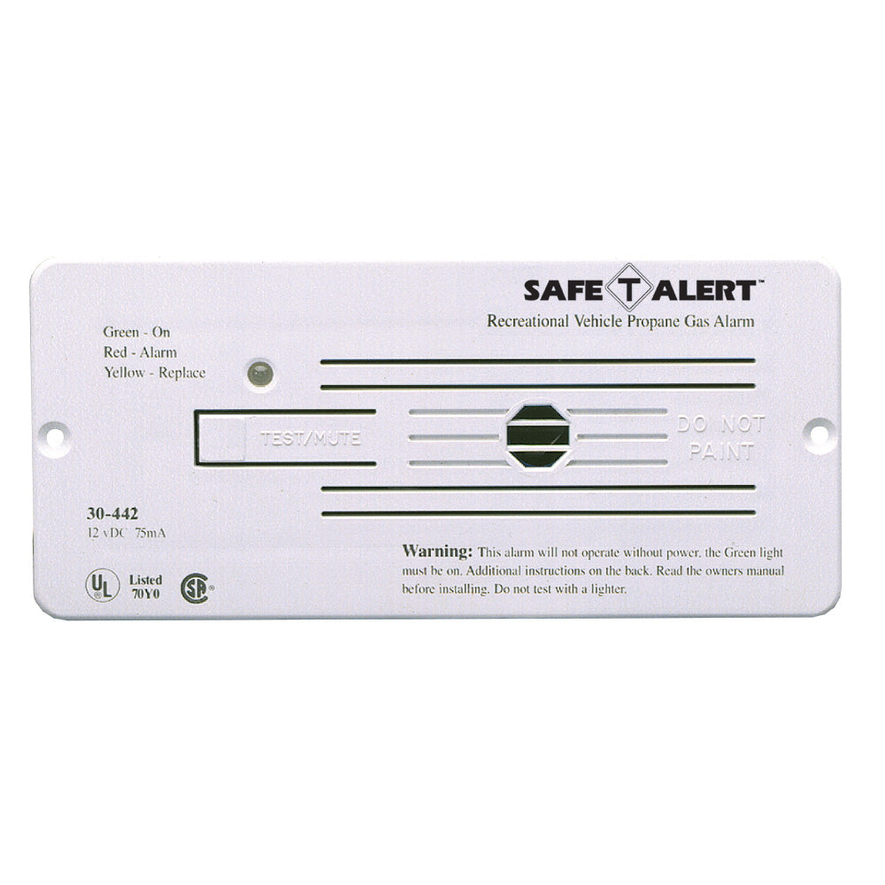 Safe-T-Alert 30-442-P-WT 30 Series 12V RV Propane Alarm - White