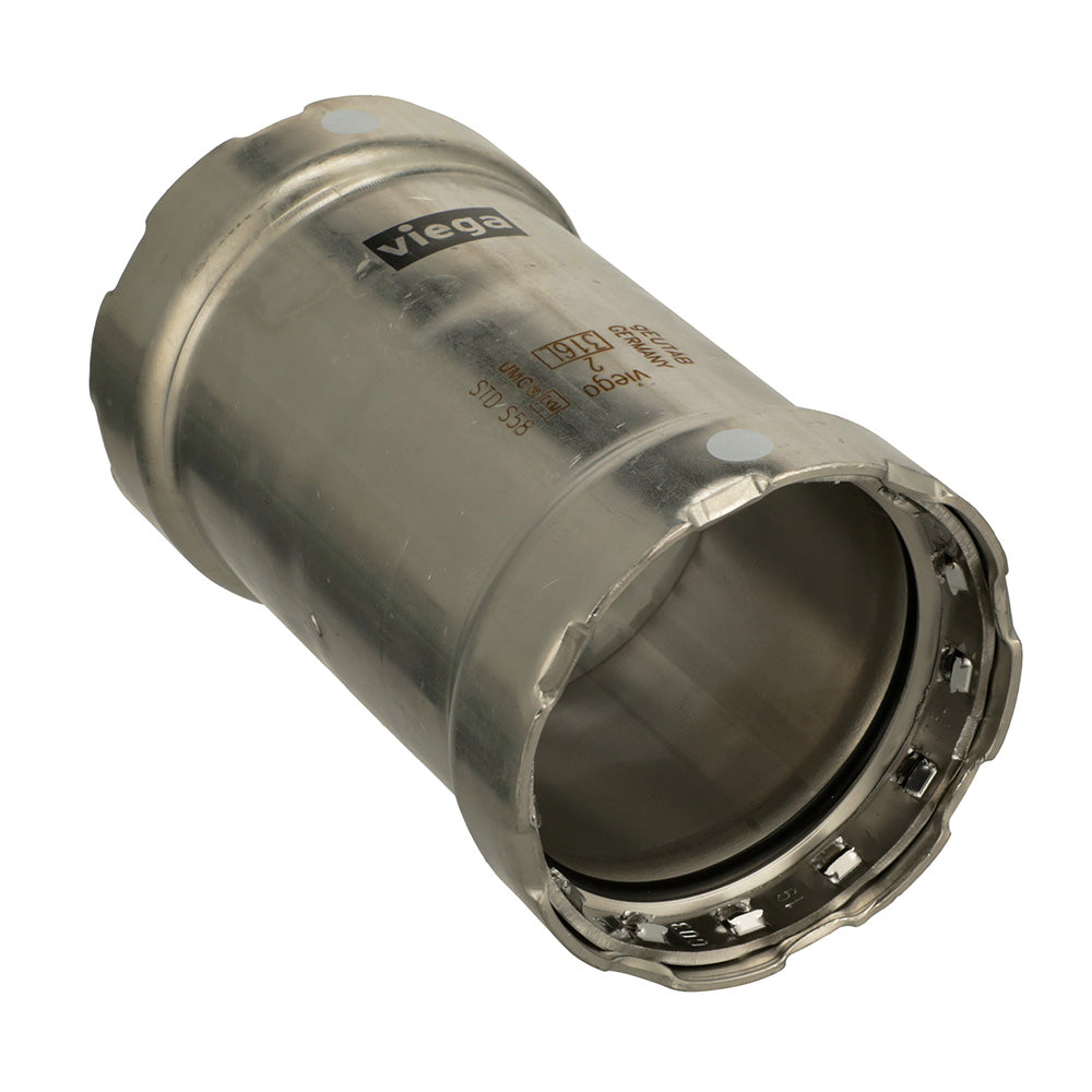 Viega 91290 MegaPress 316 FKM 1/2" Slip Coupling w/Stop