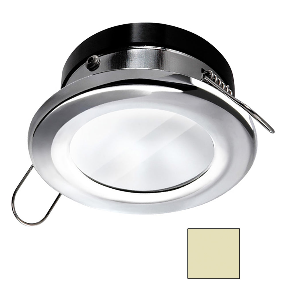 i2Systems AP-4W-30K-PW11 Apeiron A1110Z 4.5W Spring Mount Light - Round - Warm White - Polished Chrome Finish