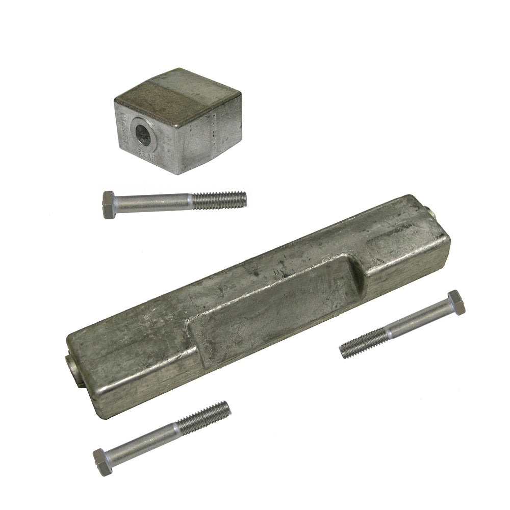 Performance Metals 10221A Bombardier Johnson/Evinrude 90-225HP 1991 Later Complete Anode Kit - Aluminum