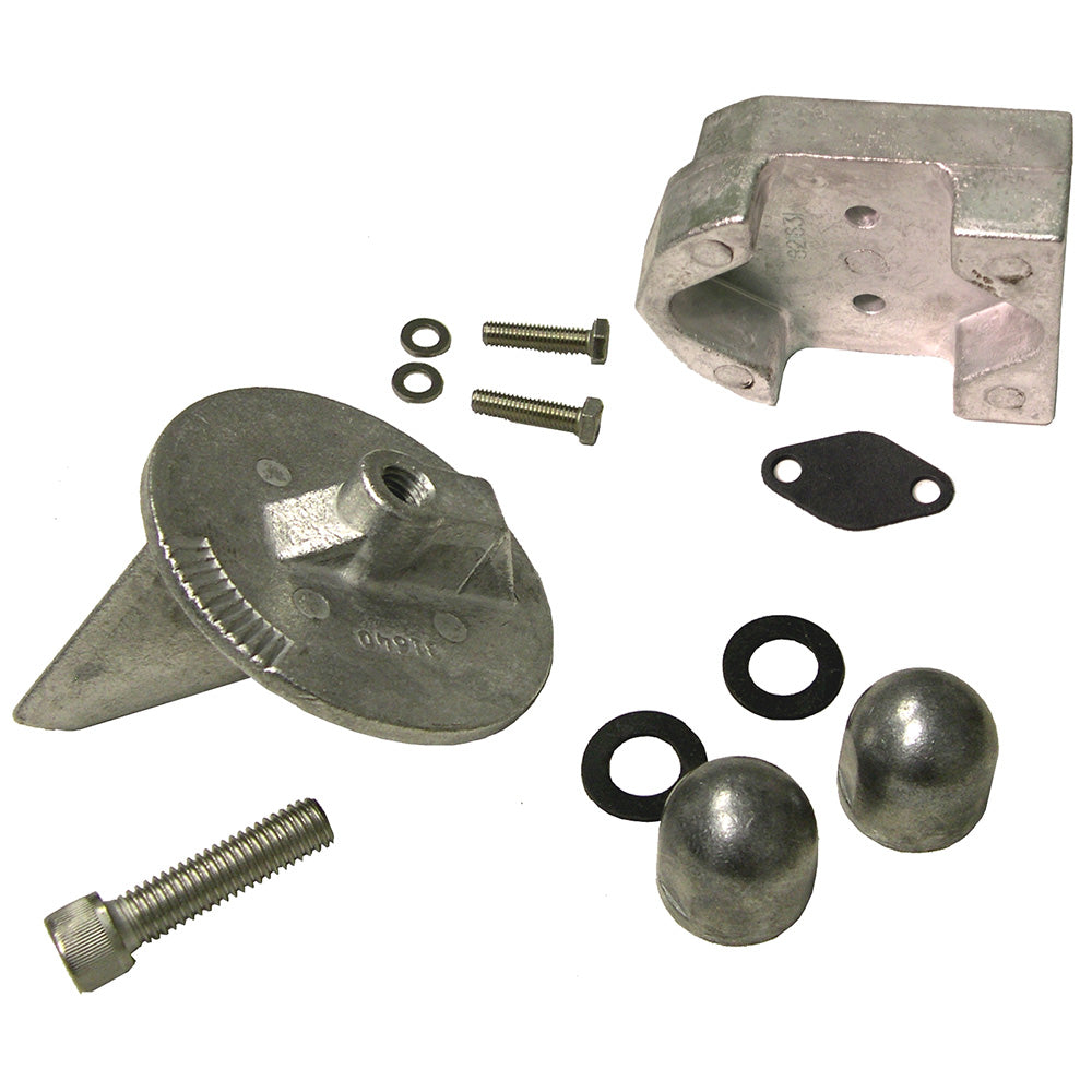 Performance Metals 10205A Mercruiser Alpha 1 Gen 1 Complete Anode Kit (No Power Steering) - Aluminum