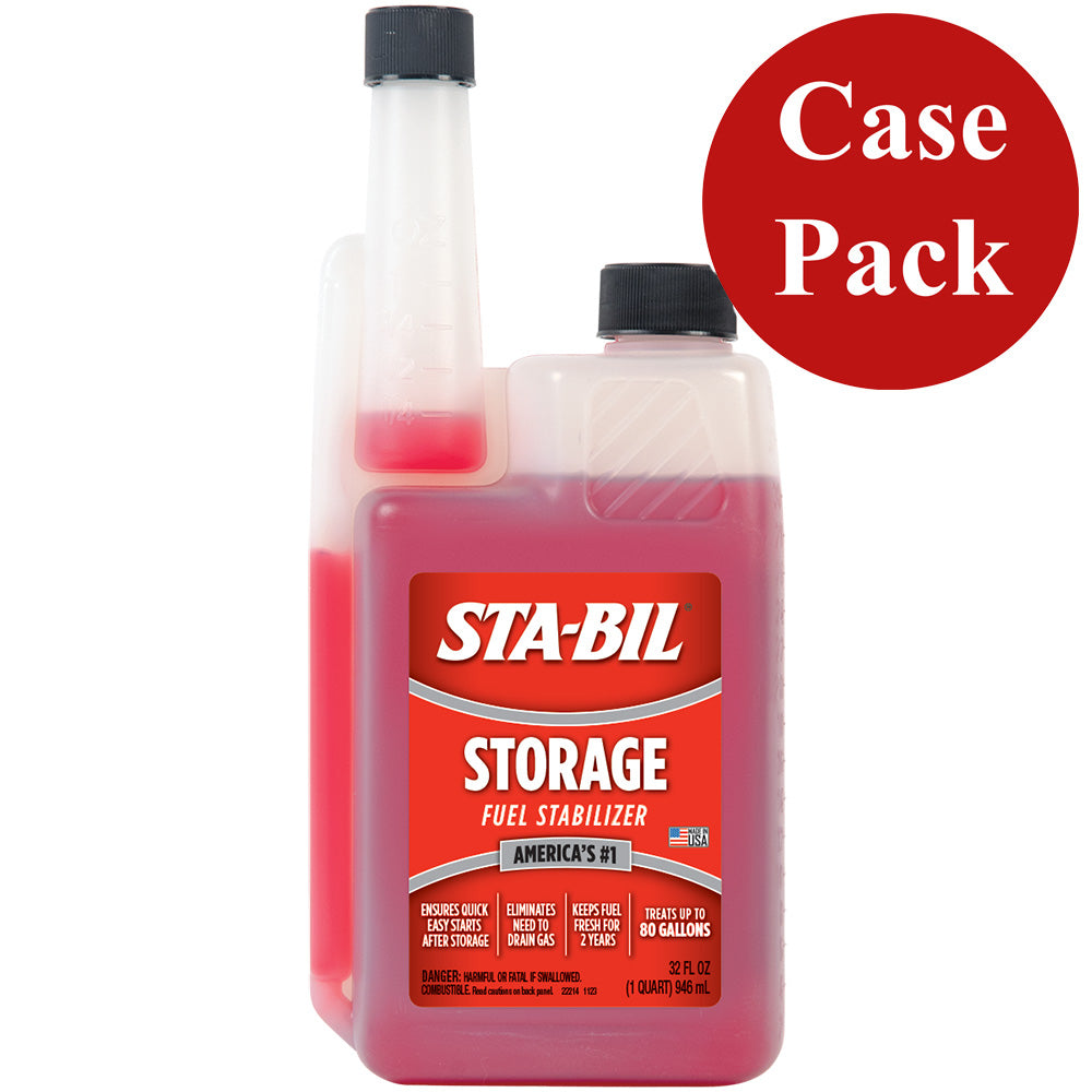 STA-BIL 22214CASE Fuel Stabilizer - 32oz *Case of 12*