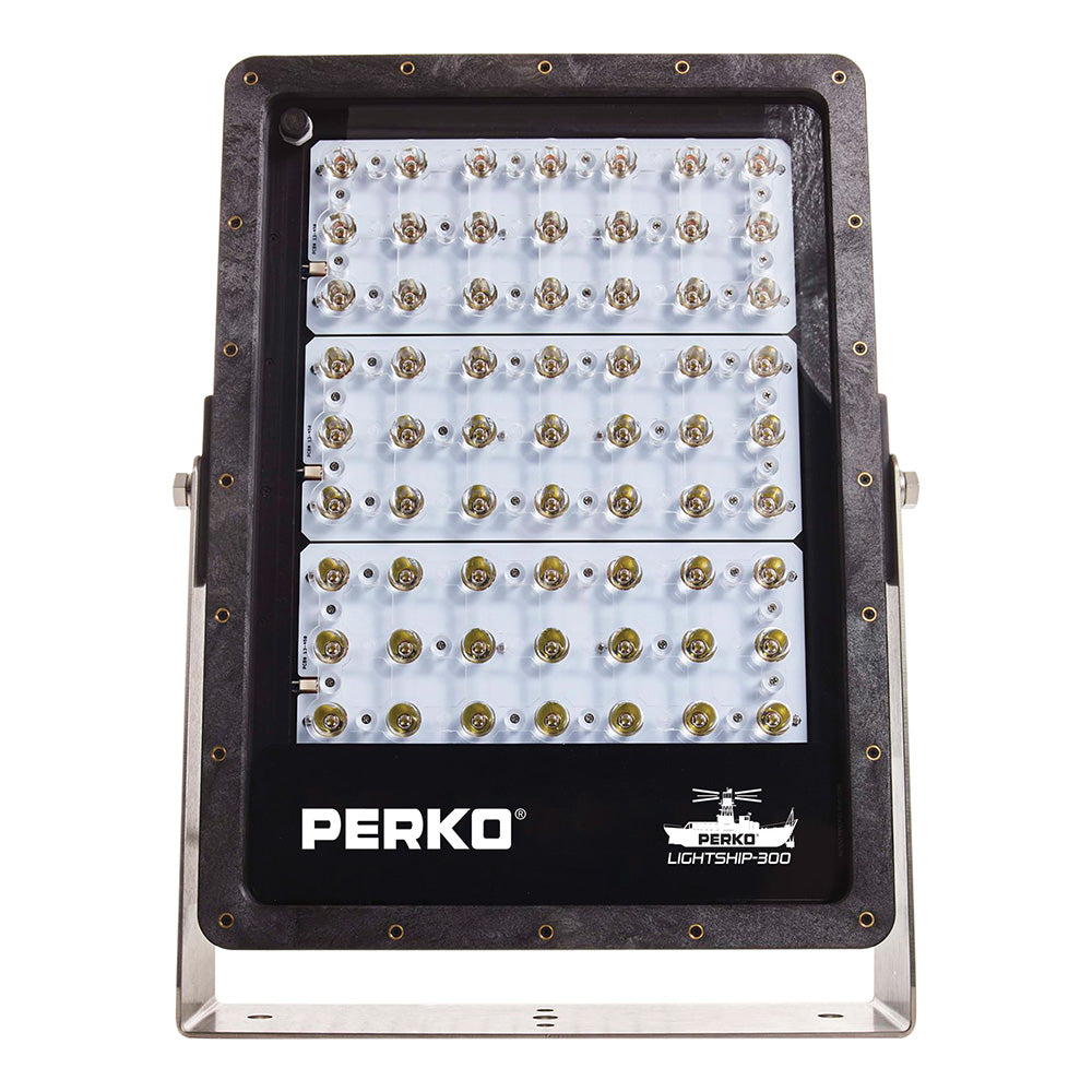 Perko 1643300F0B Lightship 300 LED High Performance Floodlight - 12/24V - Black