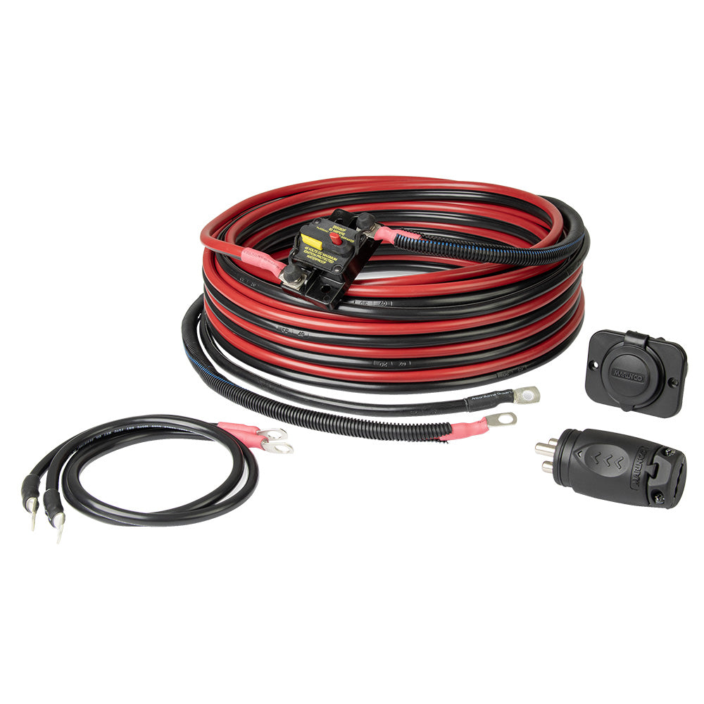 Marinco 36VWKS3 36V Trolling Motor Wiring Kit w/70A Plug Receptacle
