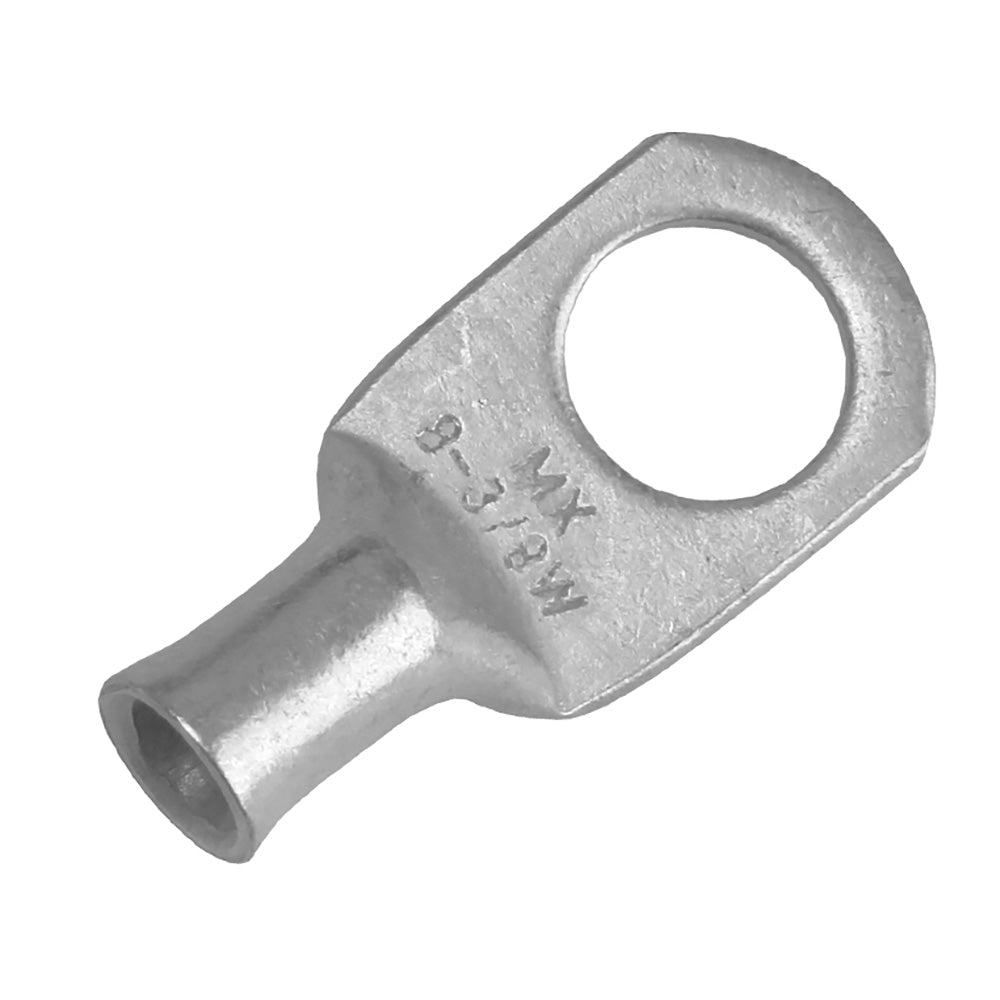 Pacer TAE8-38R-10 Tinned Lug 8 AWG - 3/8" Stud Size - 10 Pack