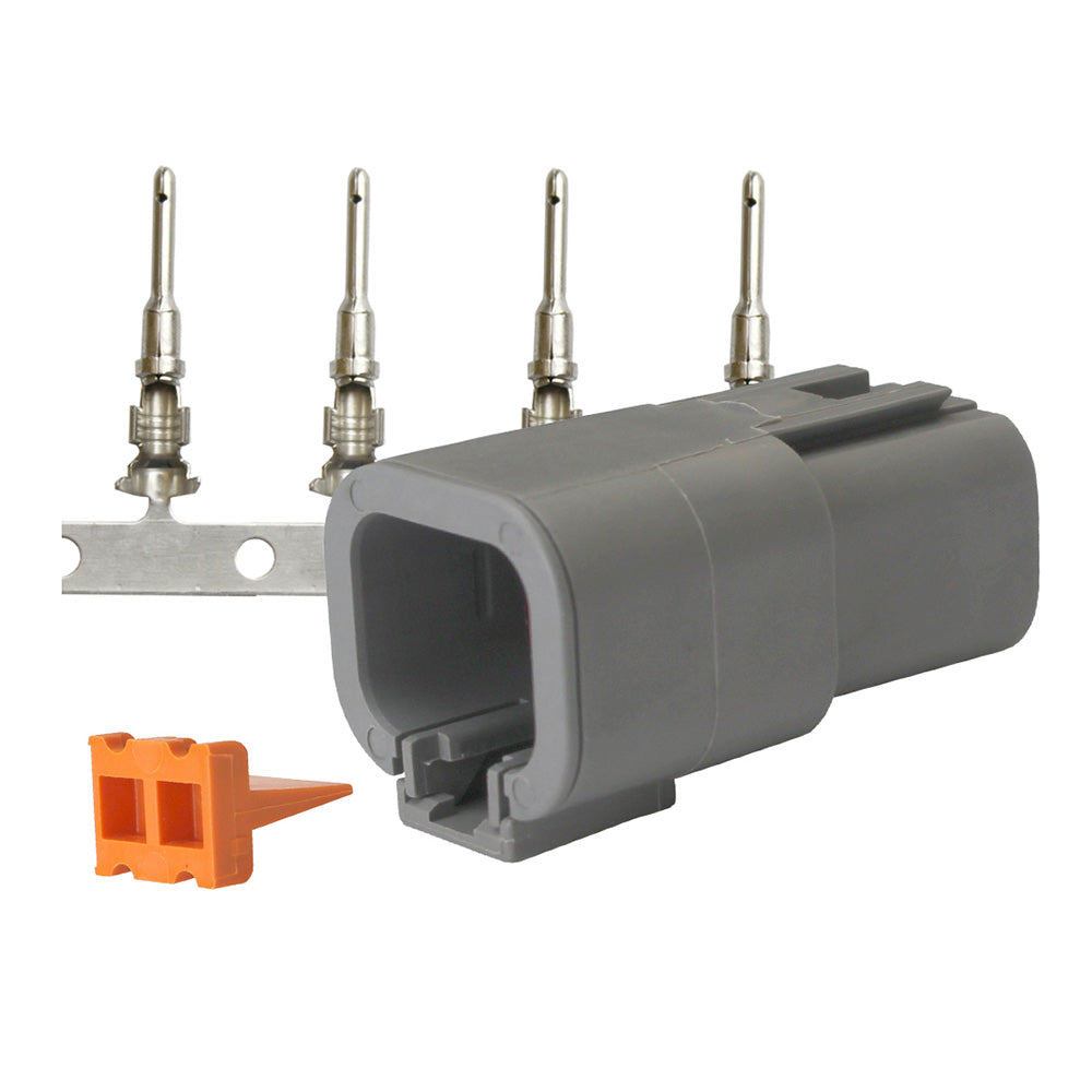 Pacer TDTP04F-4RP DTP Deutsch Receptacle Repair Kit - 14-12 AWG (4 Position)