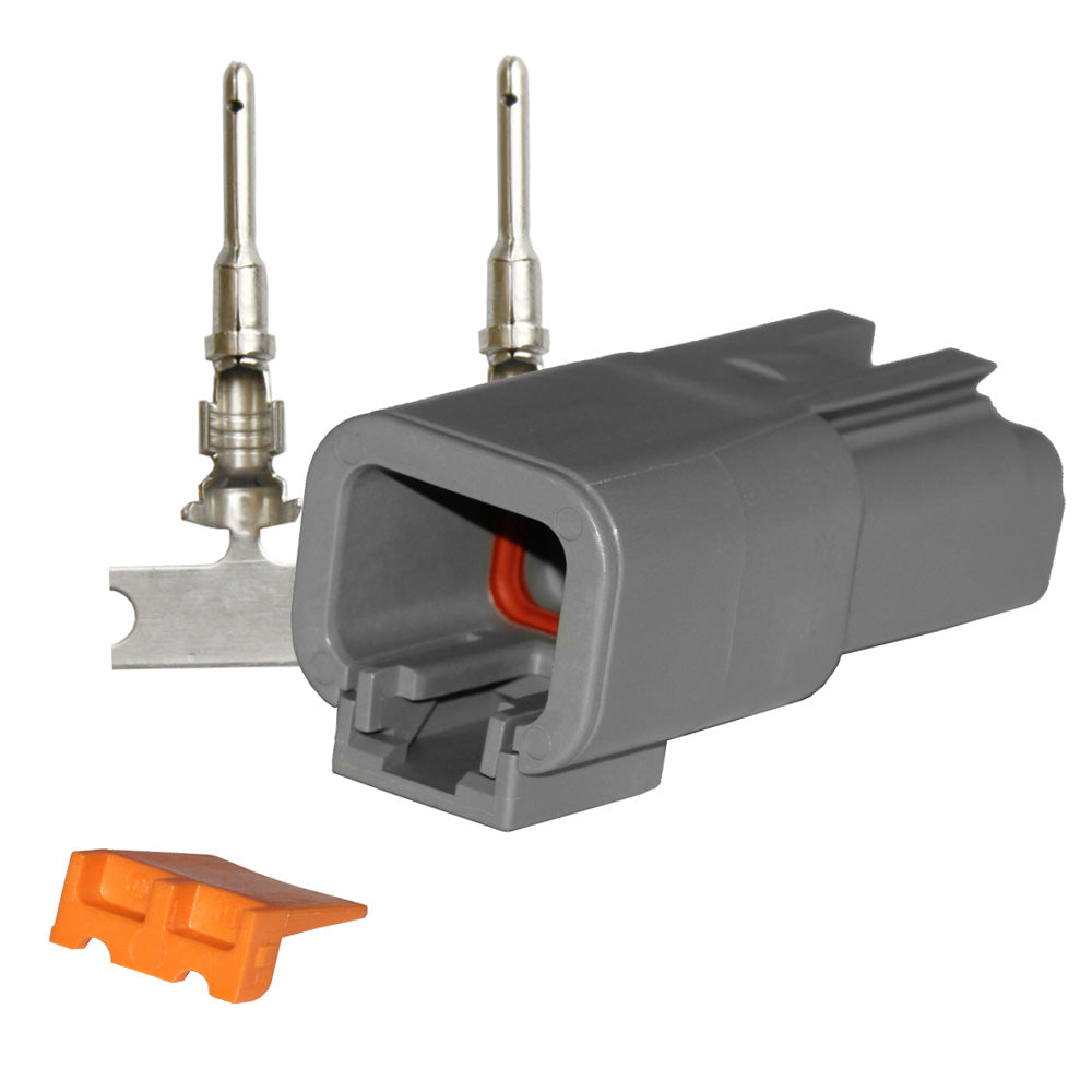 Pacer TDTP04F-2RP DTP Deutsch Receptacle Repair Kit - 14-12 AWG (2 Position)