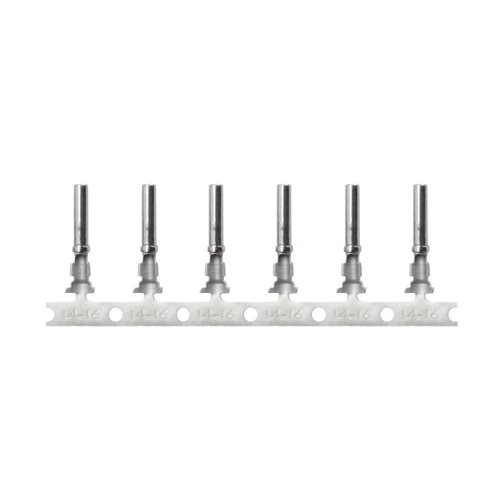 Pacer T14DT-S-100 Deutsch Stamped Formed Contacts f/14-18 AWG Wire - Socket Cavity Style - 100 Pack