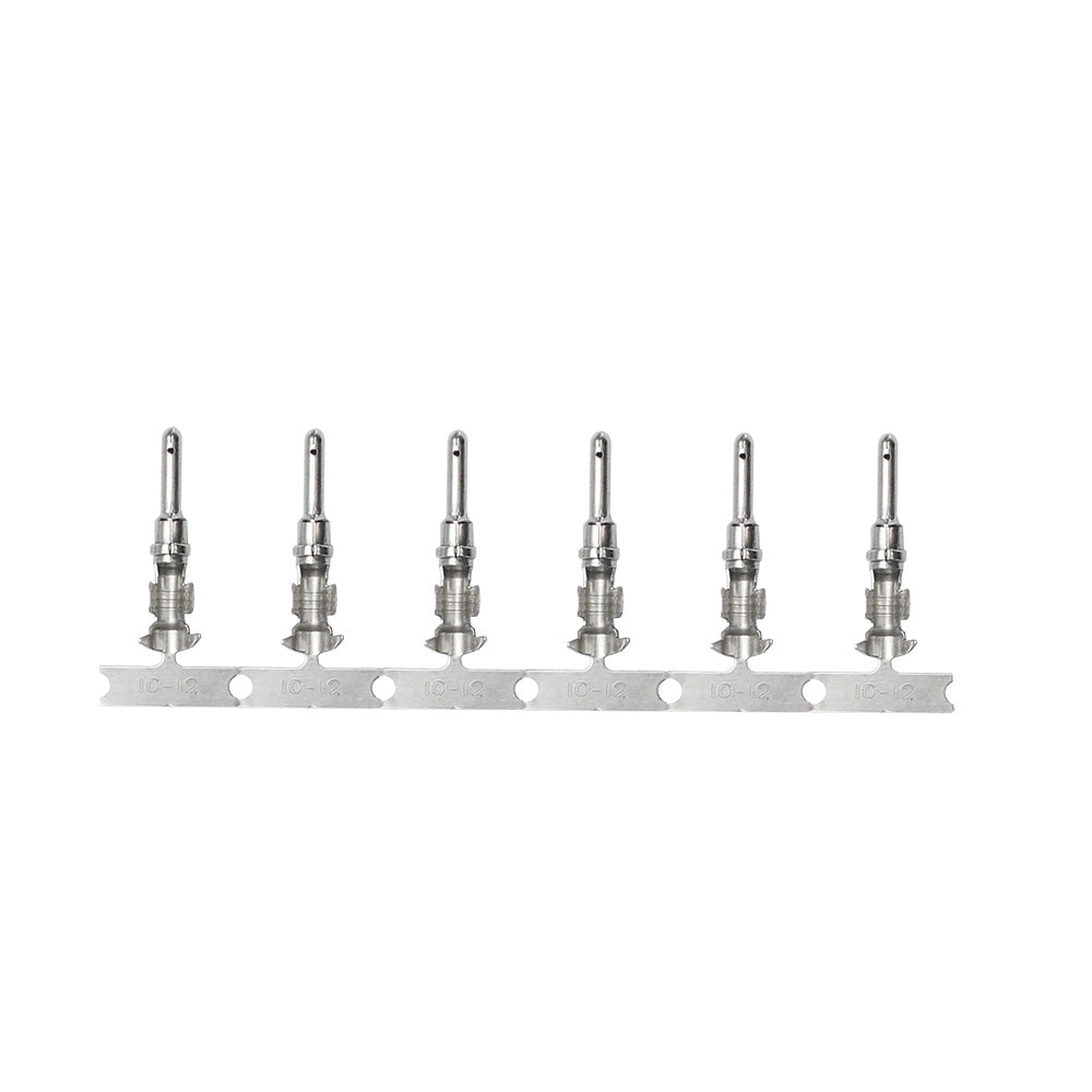 Pacer T10DTP-P-10 DTP Deutsch Pin f/10 AWG Wire - Size 12 Contact (10 Pack)