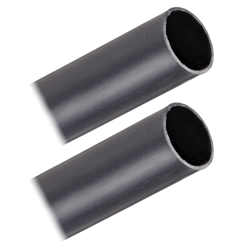 Pacer BHW1-12BK-2 Battery Cable Heavy Wall Heat Shrink Tubing - 1" x 12" - Black (2-Pieces)