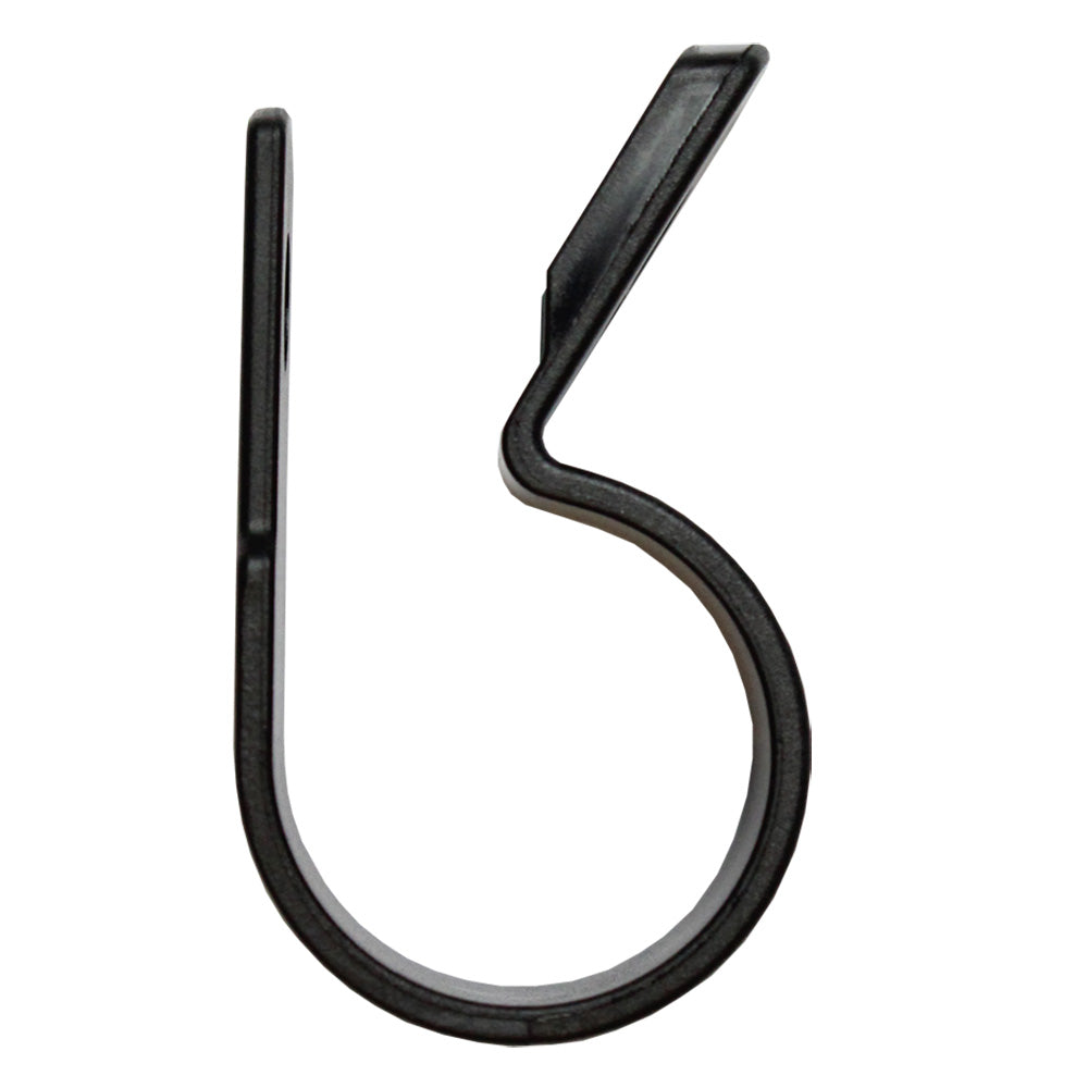 Pacer BCCH10-25BK UV Resistant Nylon C-Clamps - 5/8" - Black - 25 Pack