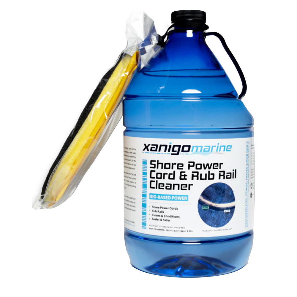Xanigo Marine XMSPC1G Shore Power Cord Rub Rail Cleaner - 1 Gallon