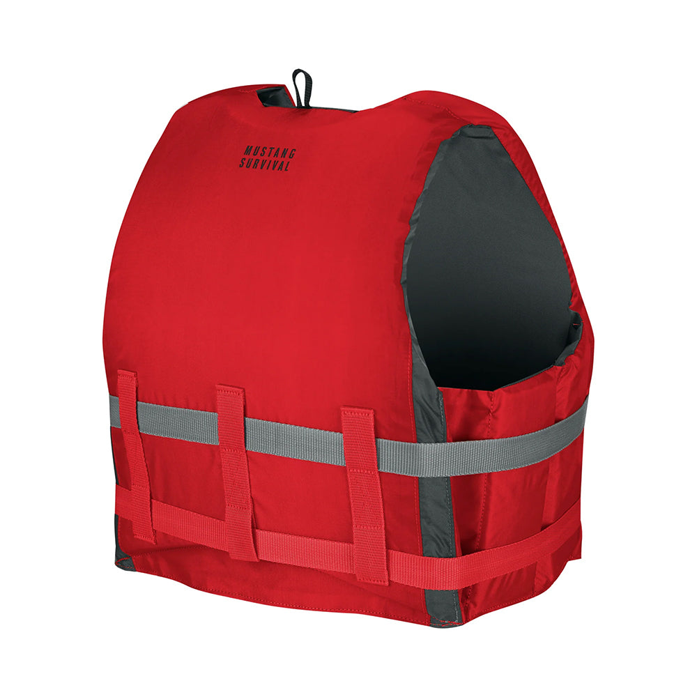 Mustang MV7010-4-XL/XXL Livery Foam Vest - XL/XXL - Red