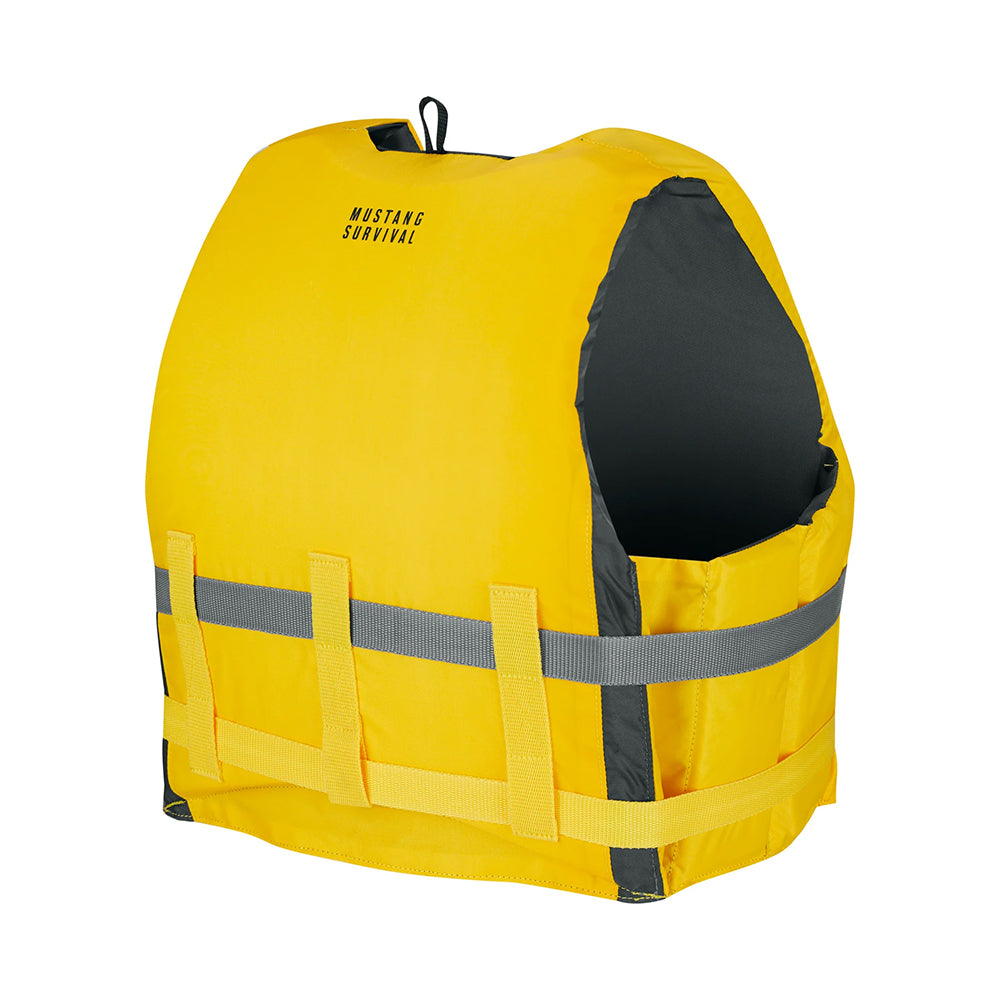 Mustang MV7010-25-XS/S Livery Foam Vest - XS/S - Yellow