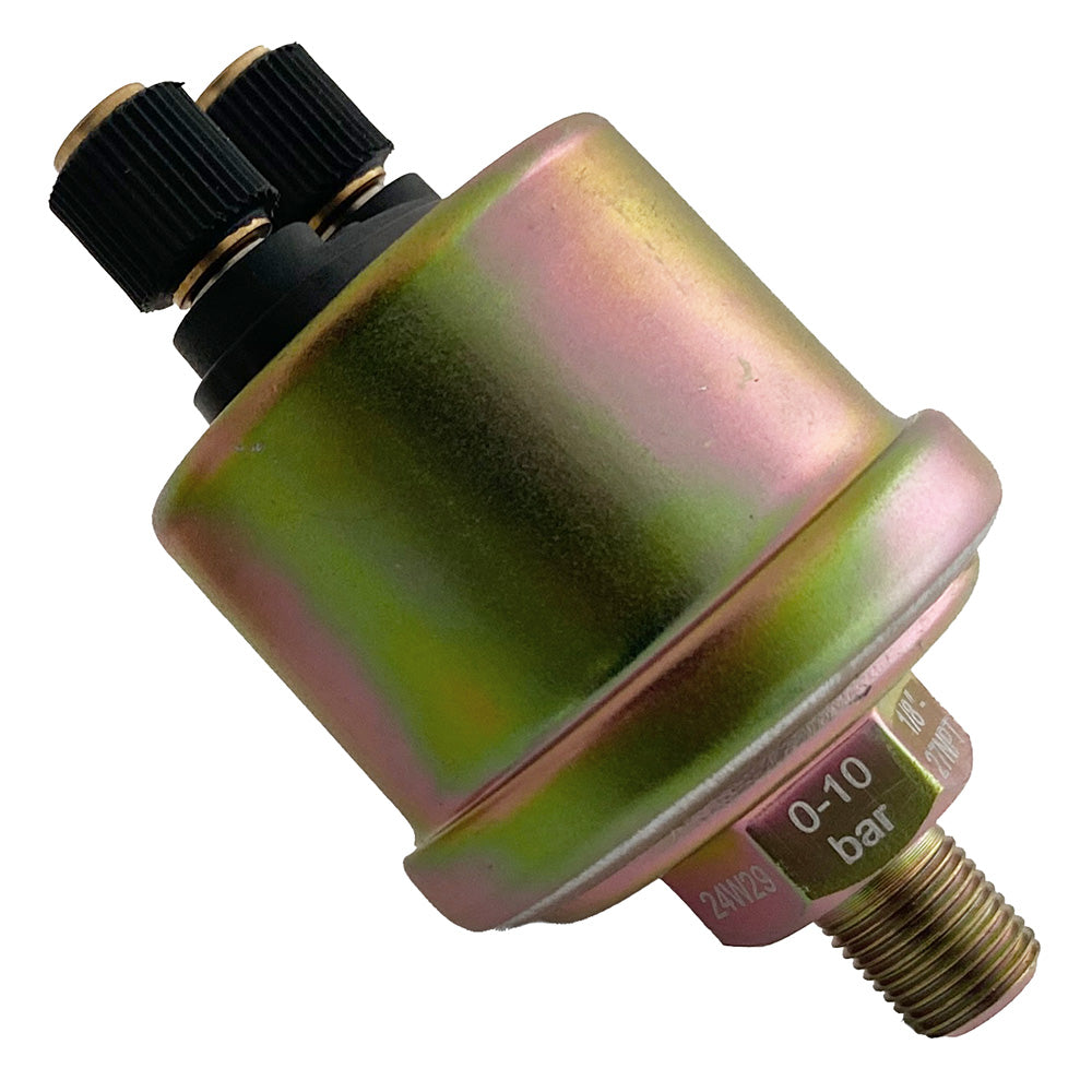 Veratron B002008 Oil Pressure Sensor - 1/8"-27NPT Thread - 10 Bar