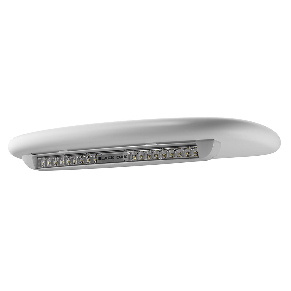 Black Oak LP-WXU Low Profile Marine Bar - Flood - Undermount - White