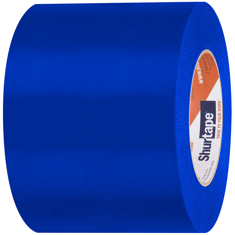 Shurtape 105743 UV-Resistant Marine Heat Shrink Tape - 96MM x 55M Roll - Serrated Edge Blue