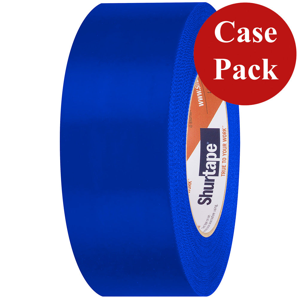 Shurtape 105732C UV-Resistant Marine Heat Shrink Tape - 48MM x 55M Roll - Serrated Edge Blue *Case of 24 Rolls*