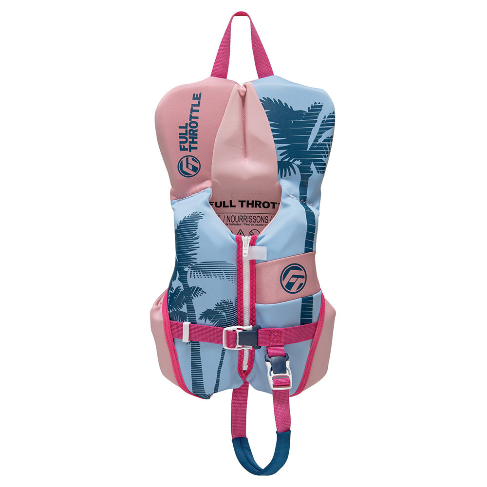 Full Throttle 142200-105-000-25 Infant Rapid-Dry Flex-Back Life Jacket - Pink