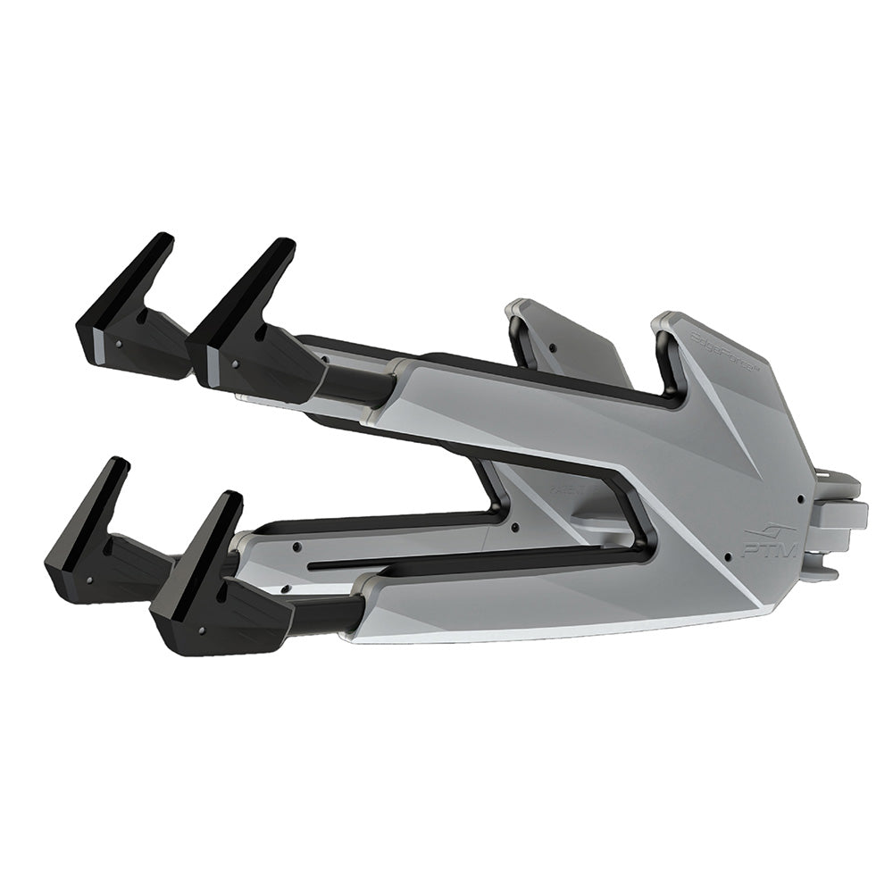 PTM Watersports P13672-9010TEBCL Edgeforce Board Rack Pair - Electrobrite Silver