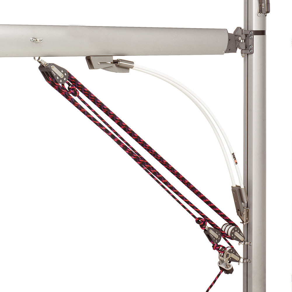 Barton Marine 44010 Boomstrut Silver/White f/Boats Up To 20'
