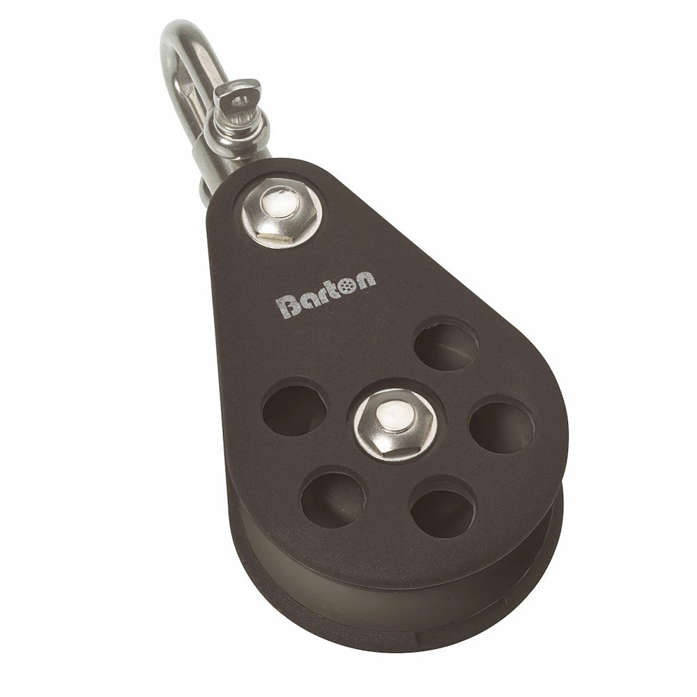 Barton N05130 Size 5 54mm Plain Bearing Pulley Block Single Block Swivel