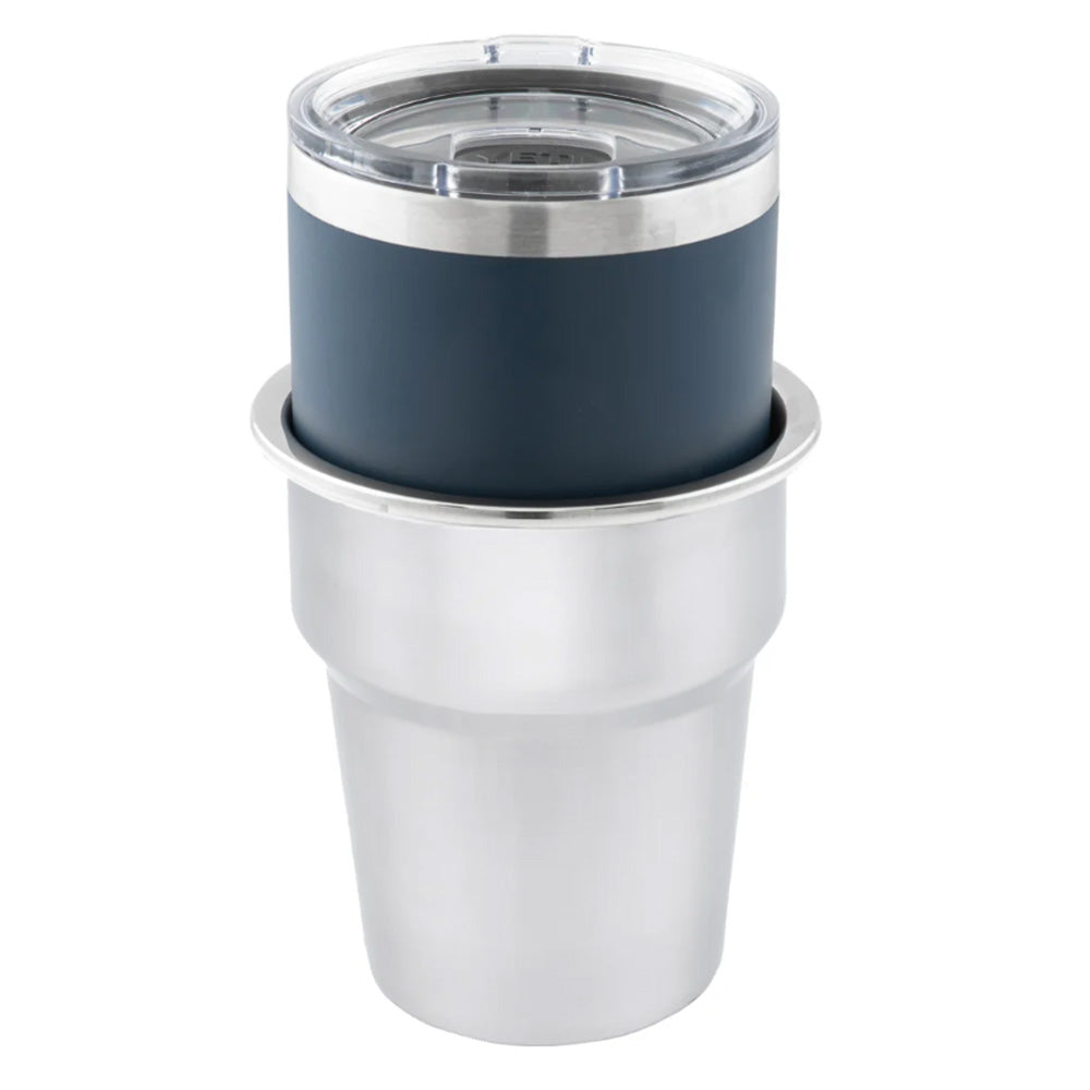 Whitecap S-3507C Extra Large Stainless Steel Flush Cupholder