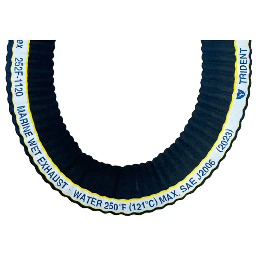 Trident Marine 252F-2006-FT 2" Extra-Flex Corrugated Marine Wet Exhaust Hose - Sold by the Foot