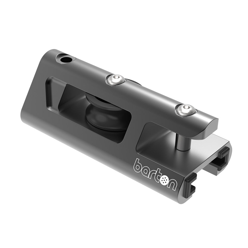 Barton 32221GTB 32mm End Stop Becket Genoa Car Track - Black