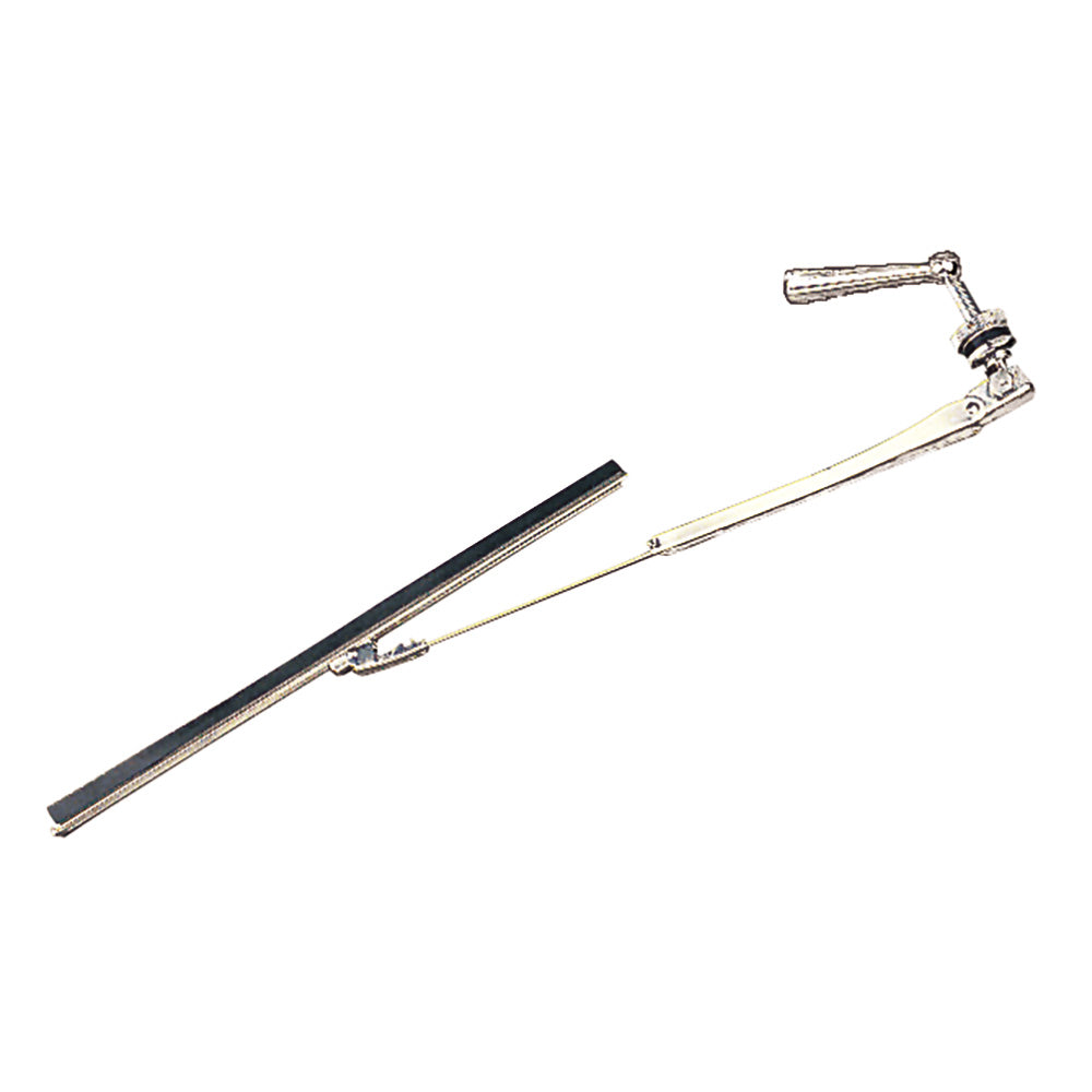 Sea-Dog 412601-1 Manual Windshield Wiper - Machined Brass Chrome Plated