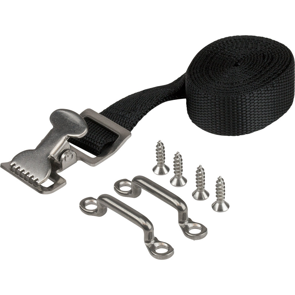 Sea-Dog 359995-1 Gas Tank Strap - Nylon Webbing/304 Stainless Steel - 72"