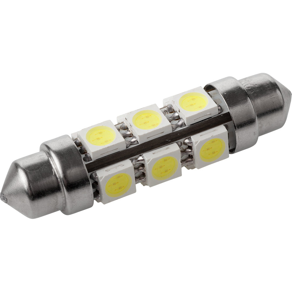 Sea-Dog 442431-1 All Around LED Festoon - Nickel Plated Brass