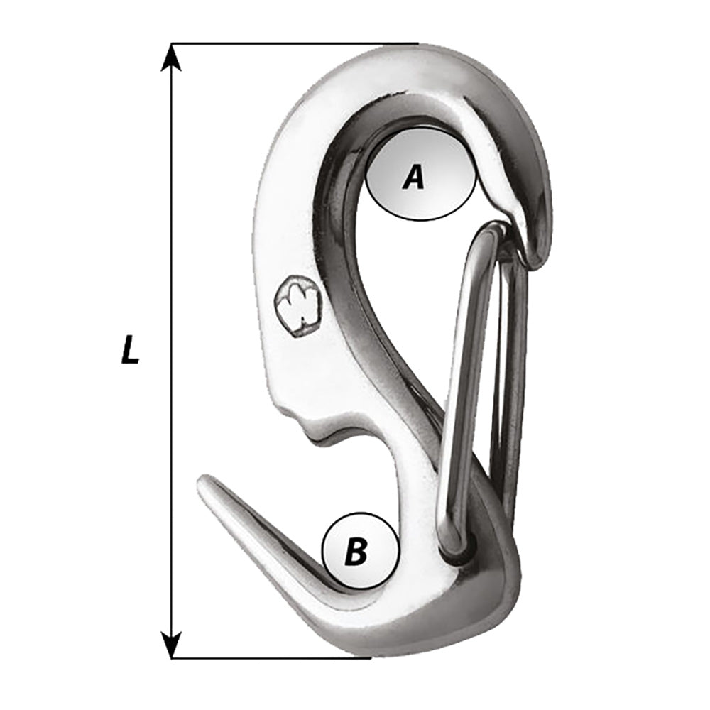 Wichard 2490W 5/16 Stainless Steel Sail Snap +