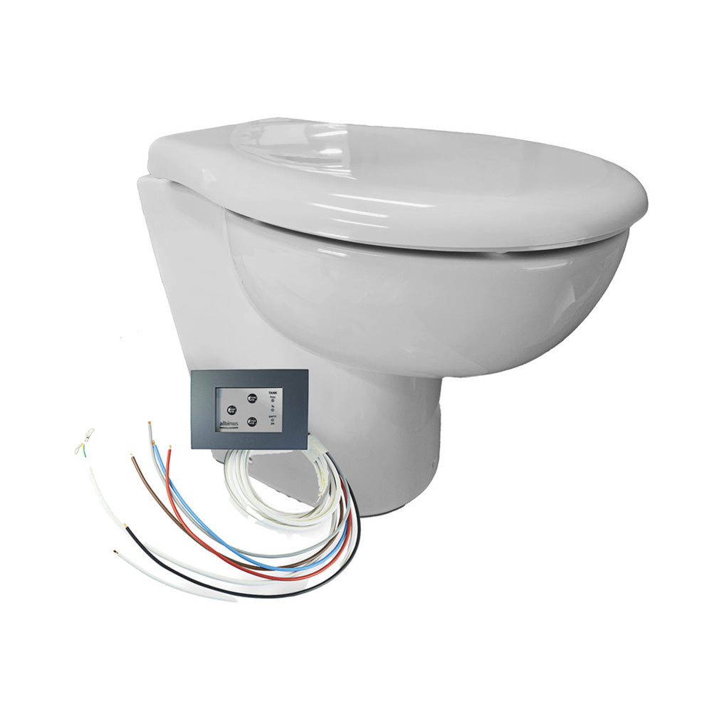 Albin Group 07-06-011 Ultra Slim Premium Standard 12V Toilet