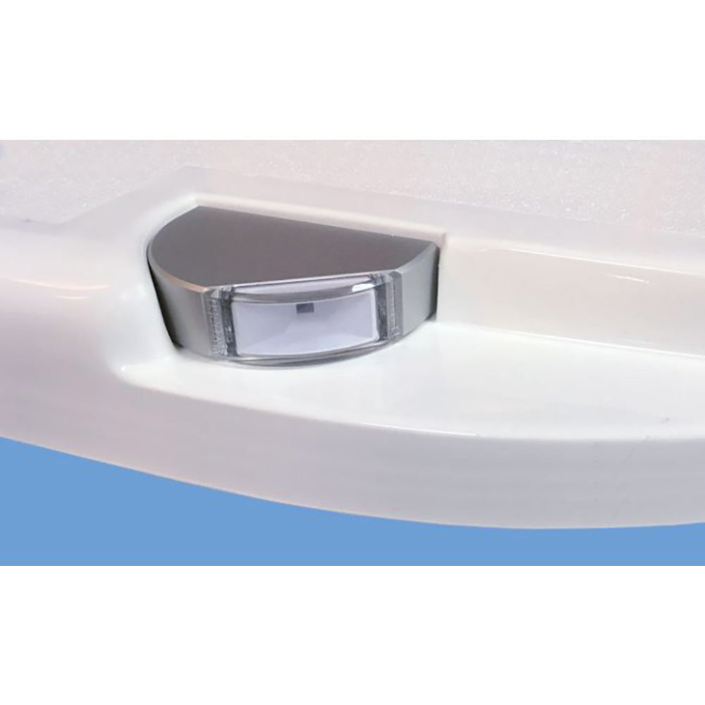 Lumitec 101845 Surface Mount Aluminum Navigation Light Port - Red